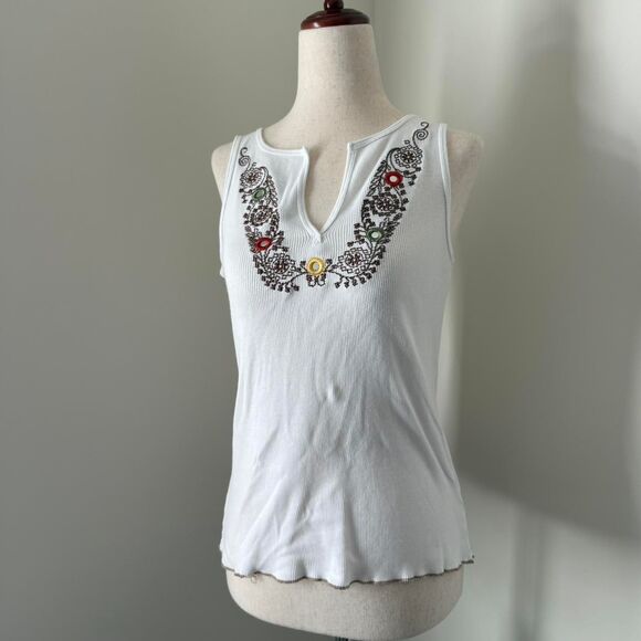 energie y2k white boho tank - Picture 2 of 4